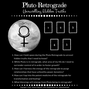 Pluto Retrograde Tarot Spread