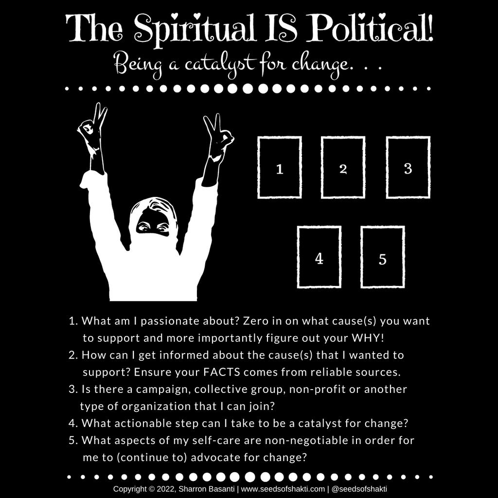 The Spiritual IS Political Tarot Spread